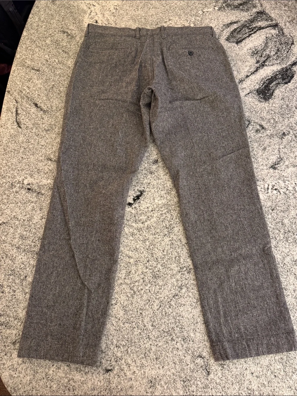 JCrew Men's Gray Dress Pants Chinos - Classic Cotton Trousers 33 Wast 30 Length